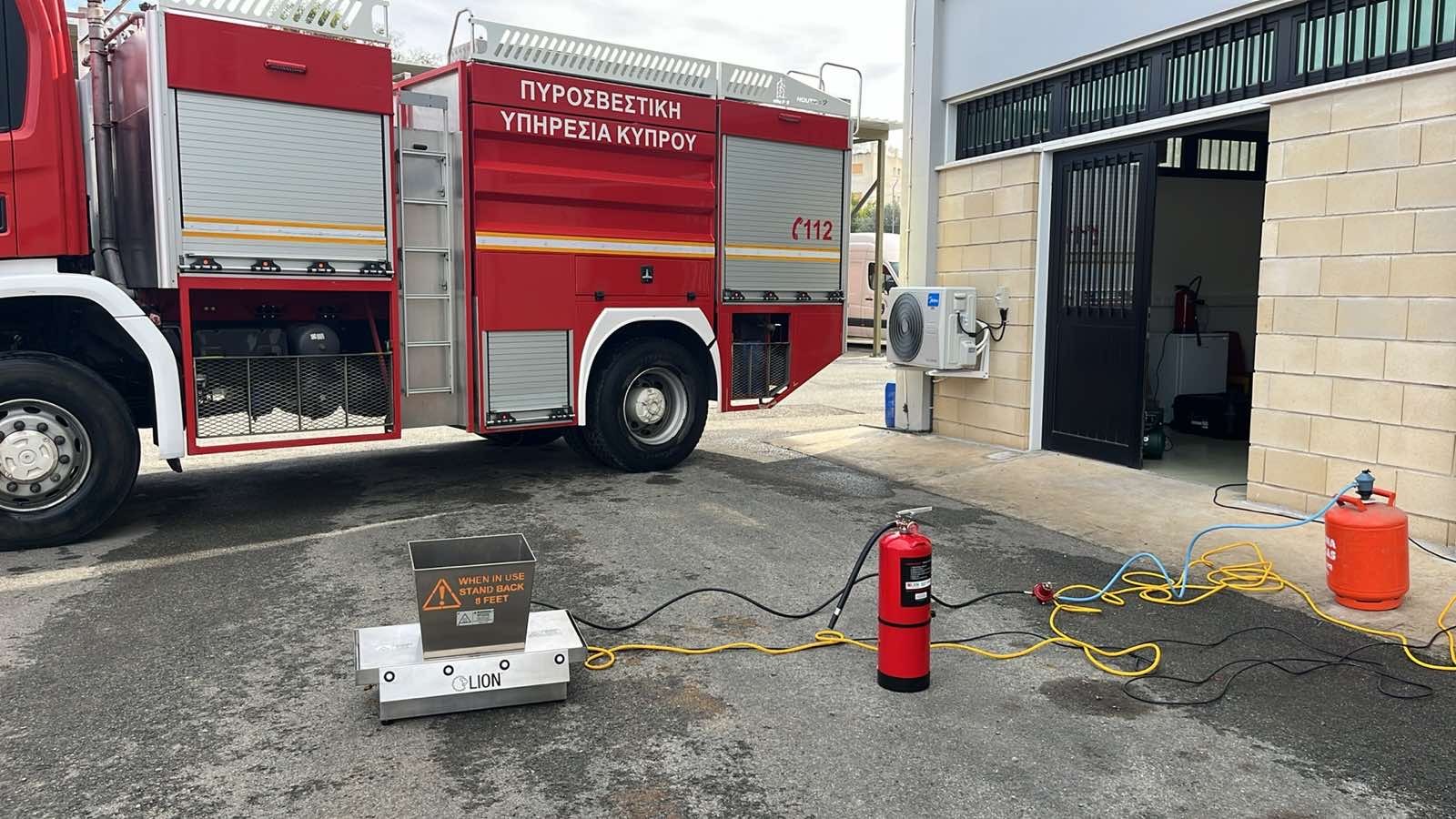 cover Cyprus fire service receives advanced training system