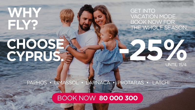 cover Leonardo Hotels &amp; Resorts Mediterranean launches &#8216;Why Fly? Choose Cyprus&#8217; drive