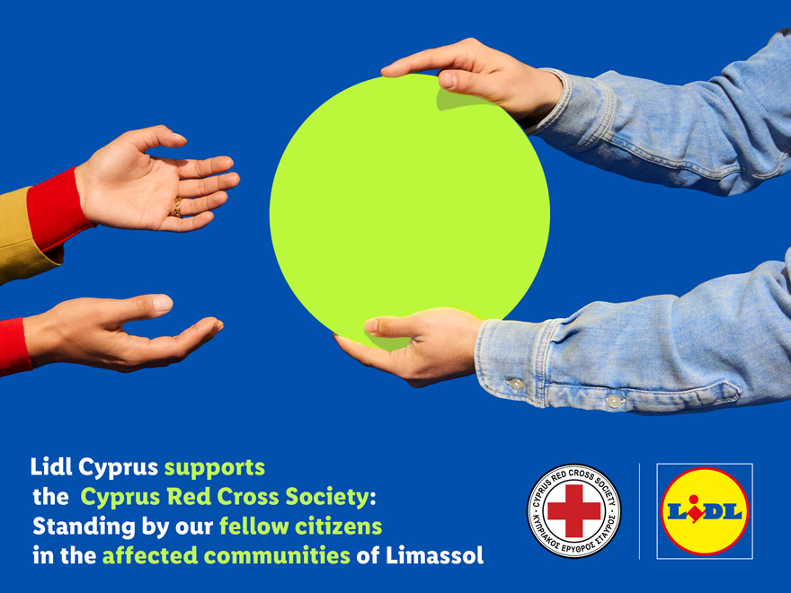 image Lidl Cyprus supports Red Cross Society, standing by affected Limassol communities
