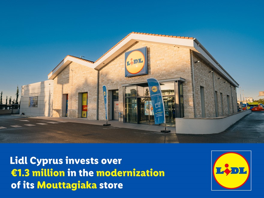 cover Lidl Cyprus invests over €1.3 million for the expansion its store in Mouttagiaka