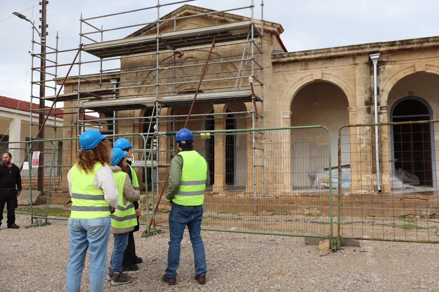 cover Restoration works progress at Apostolos Andreas Monastery