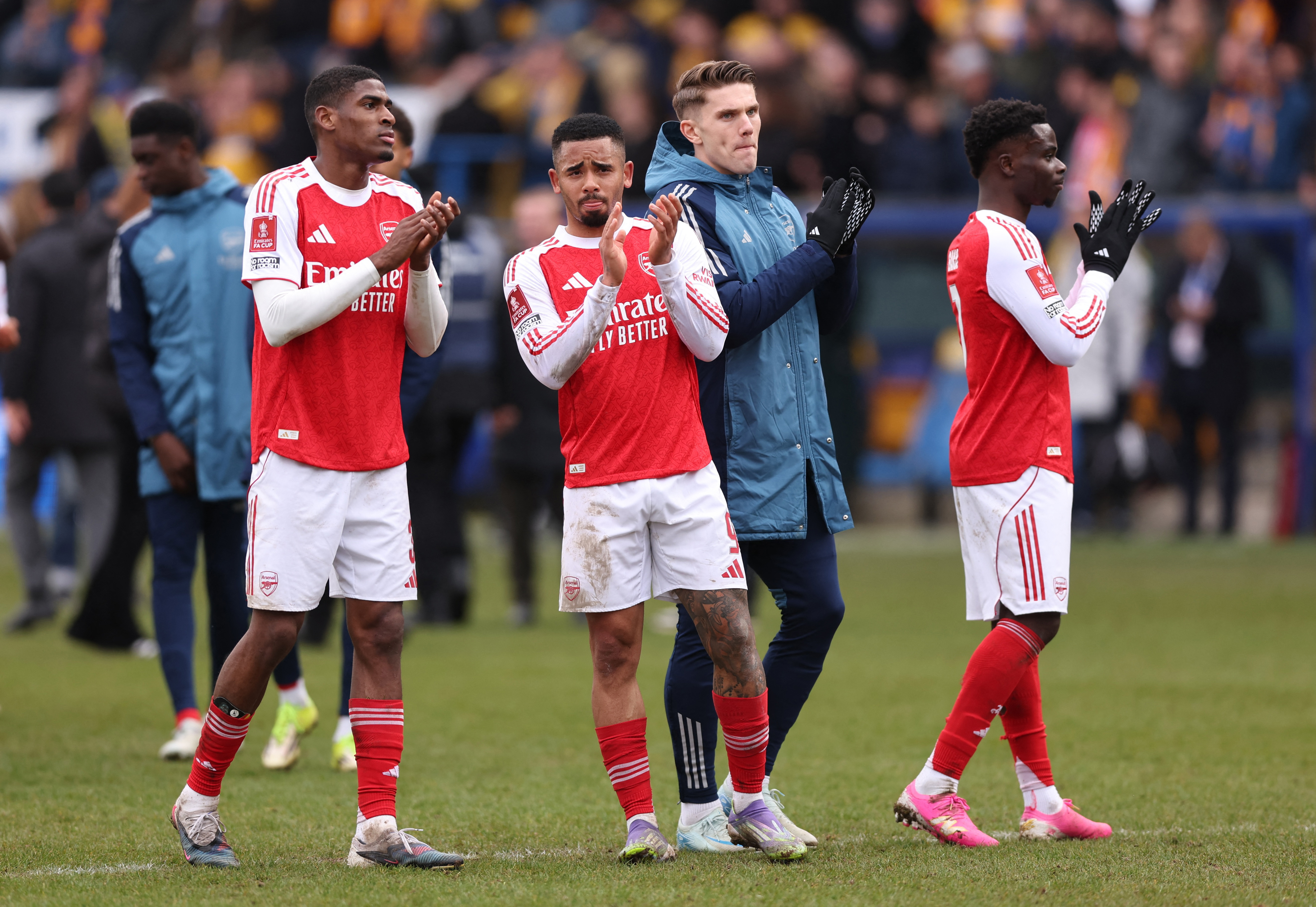 image Arsenal survive Mansfield scare to reach FA Cup quarter-finals with 2-1 win