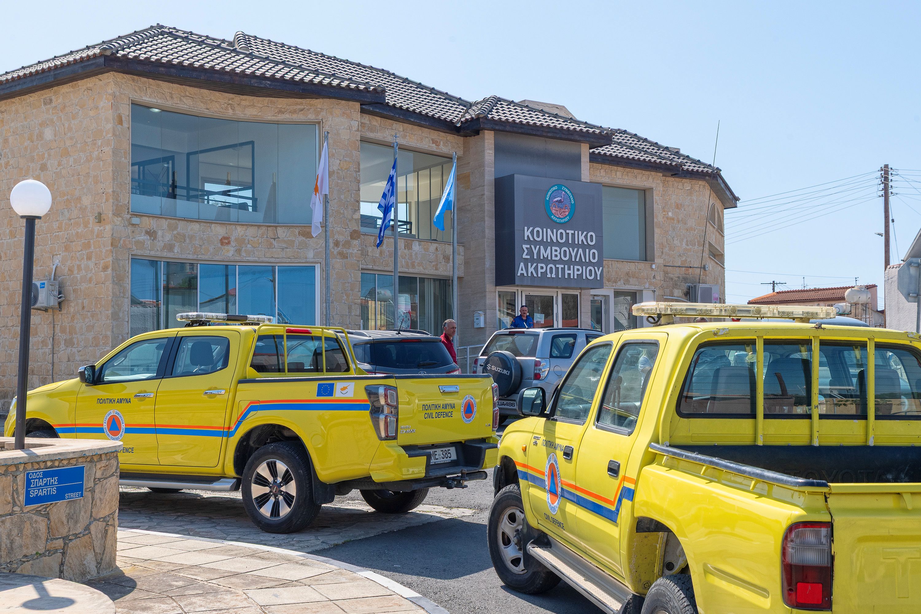 cover Civil Defence continues patrols in Akrotiri area
