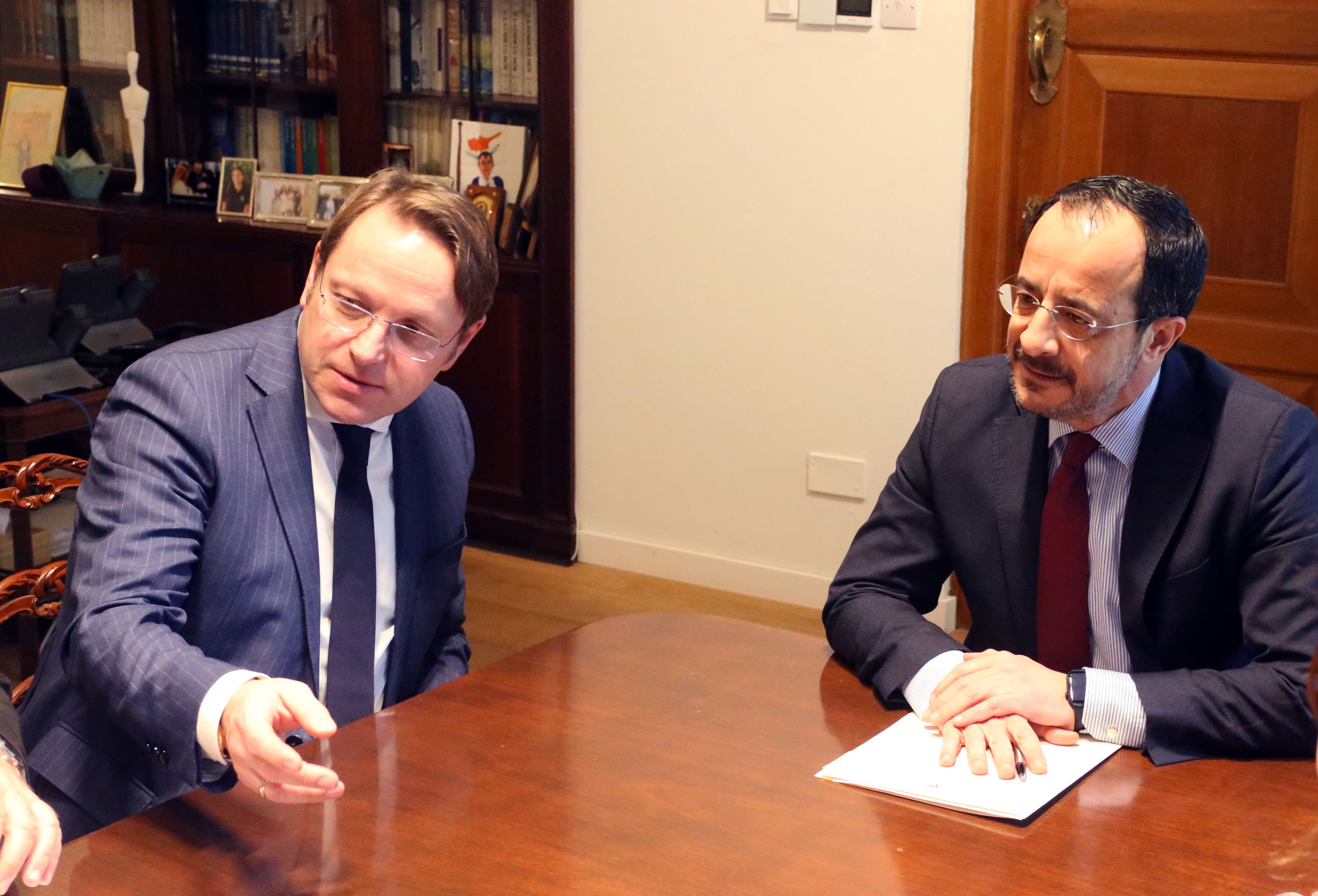 image European commissioner affirms to president need for FMD protocol