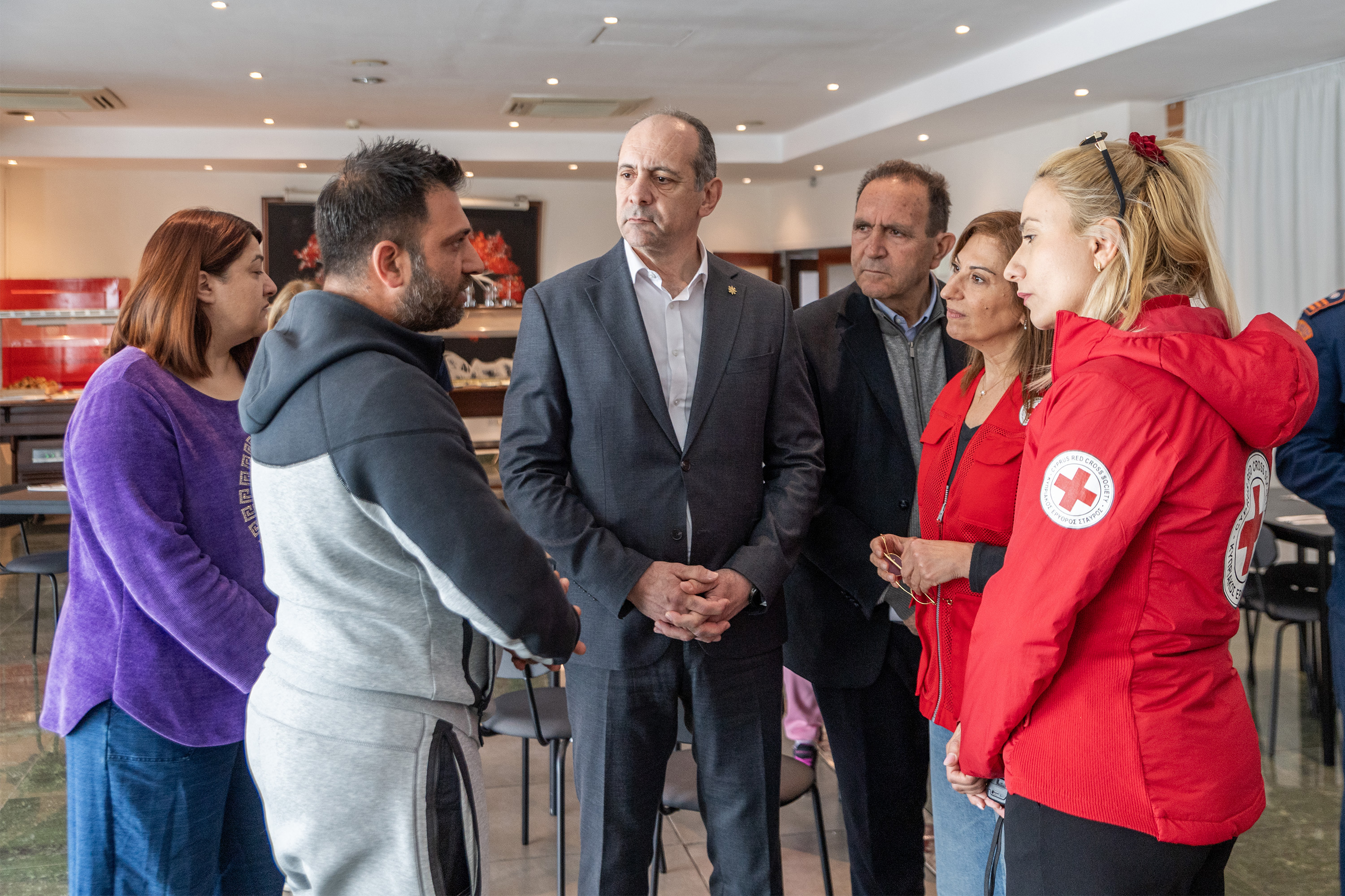 image Commissioner meets displaced Akrotiri residents