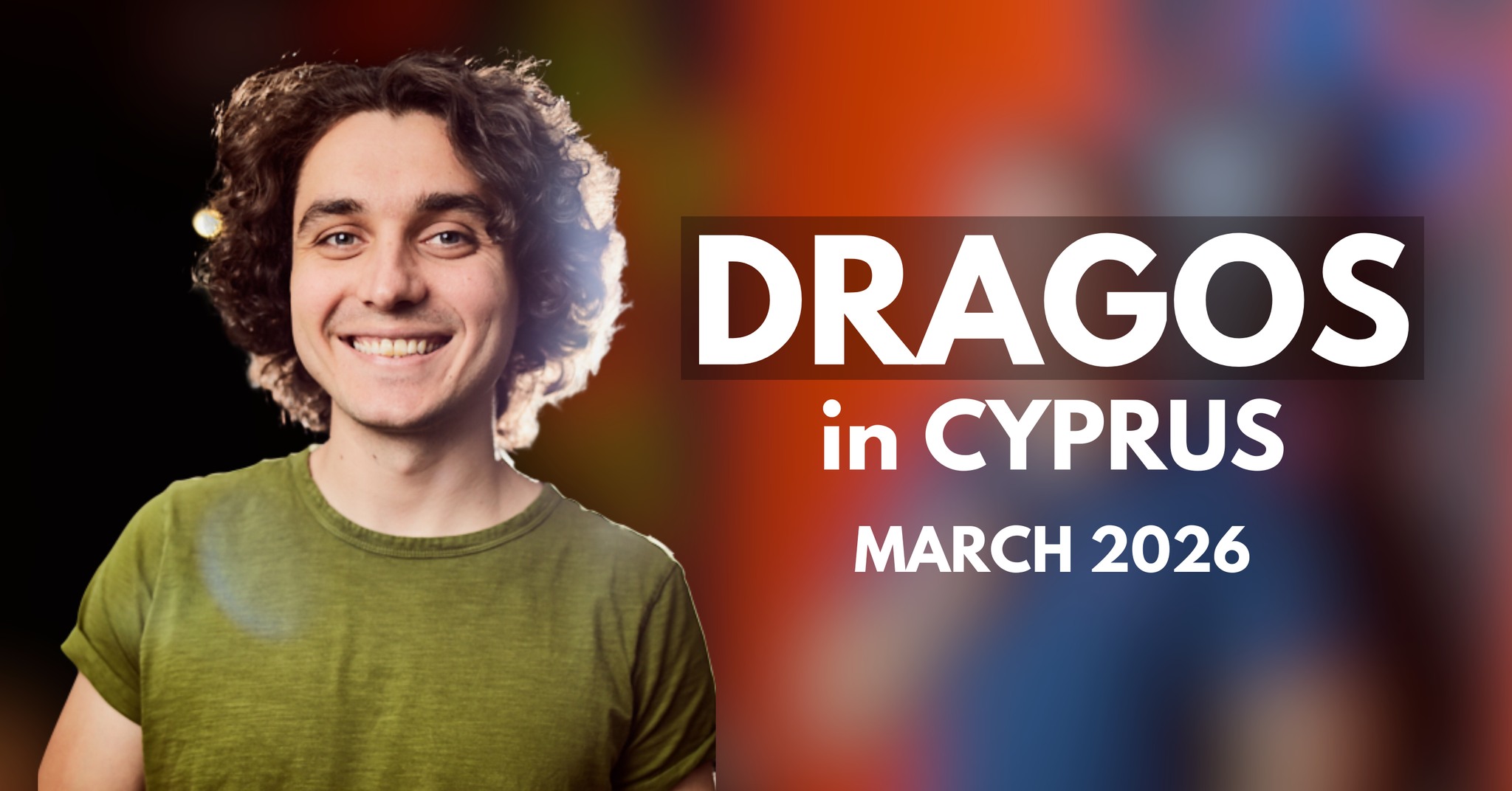 image Comedian Dragos returns to tour the island