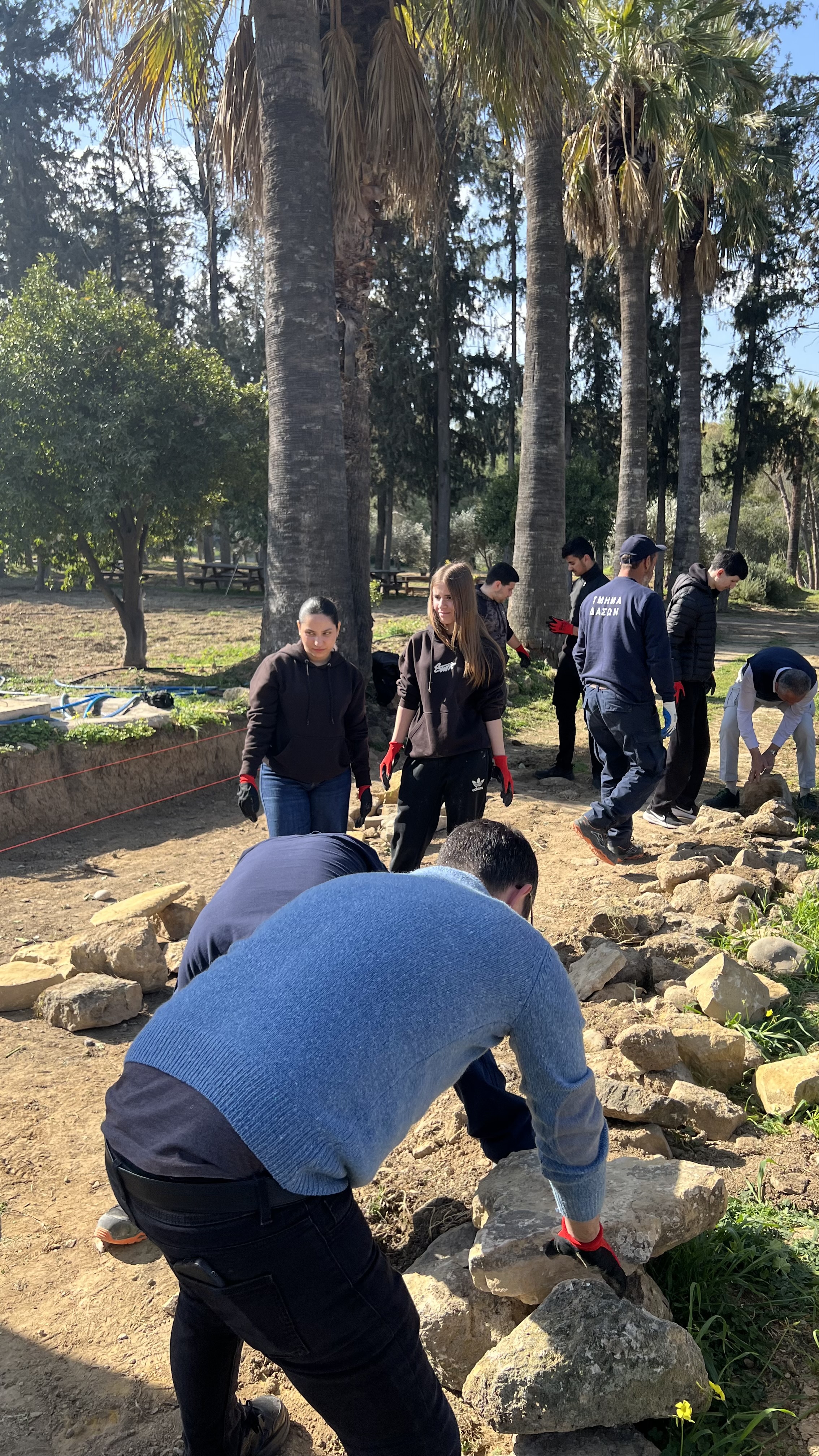 Presidential palace, gardens, students, Theodosiou, environment commissioner