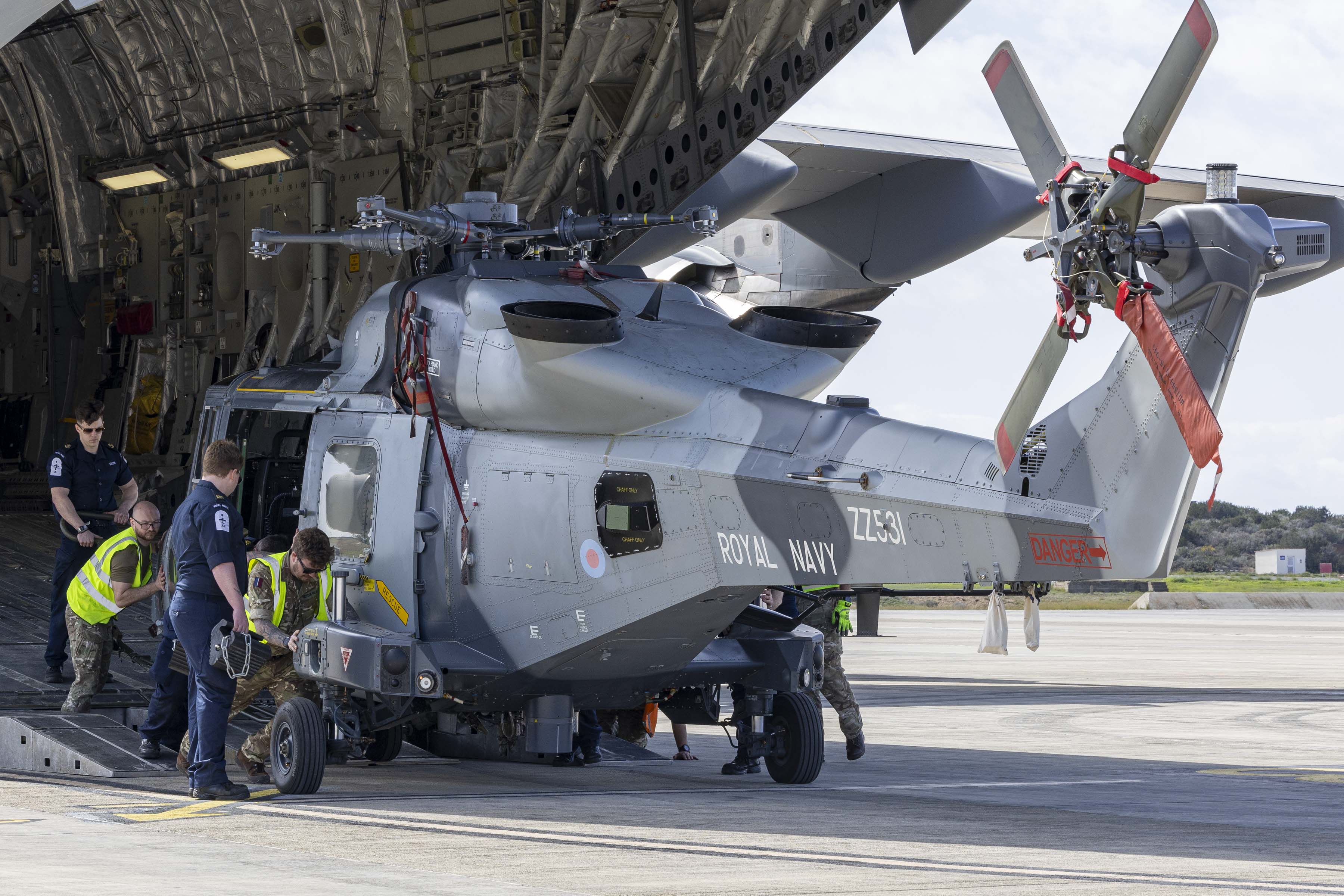 UK’s Wildcat helicopters arrive at RAF Akrotiri