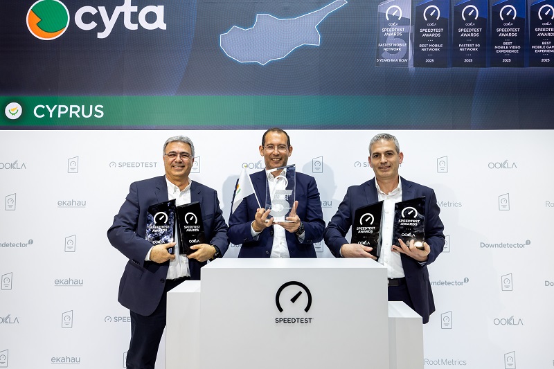 Cyta secured five major distinctions from Ookla for the second half of 2025, reaffirming its consistent performance in mobile communications in Cyprus. 