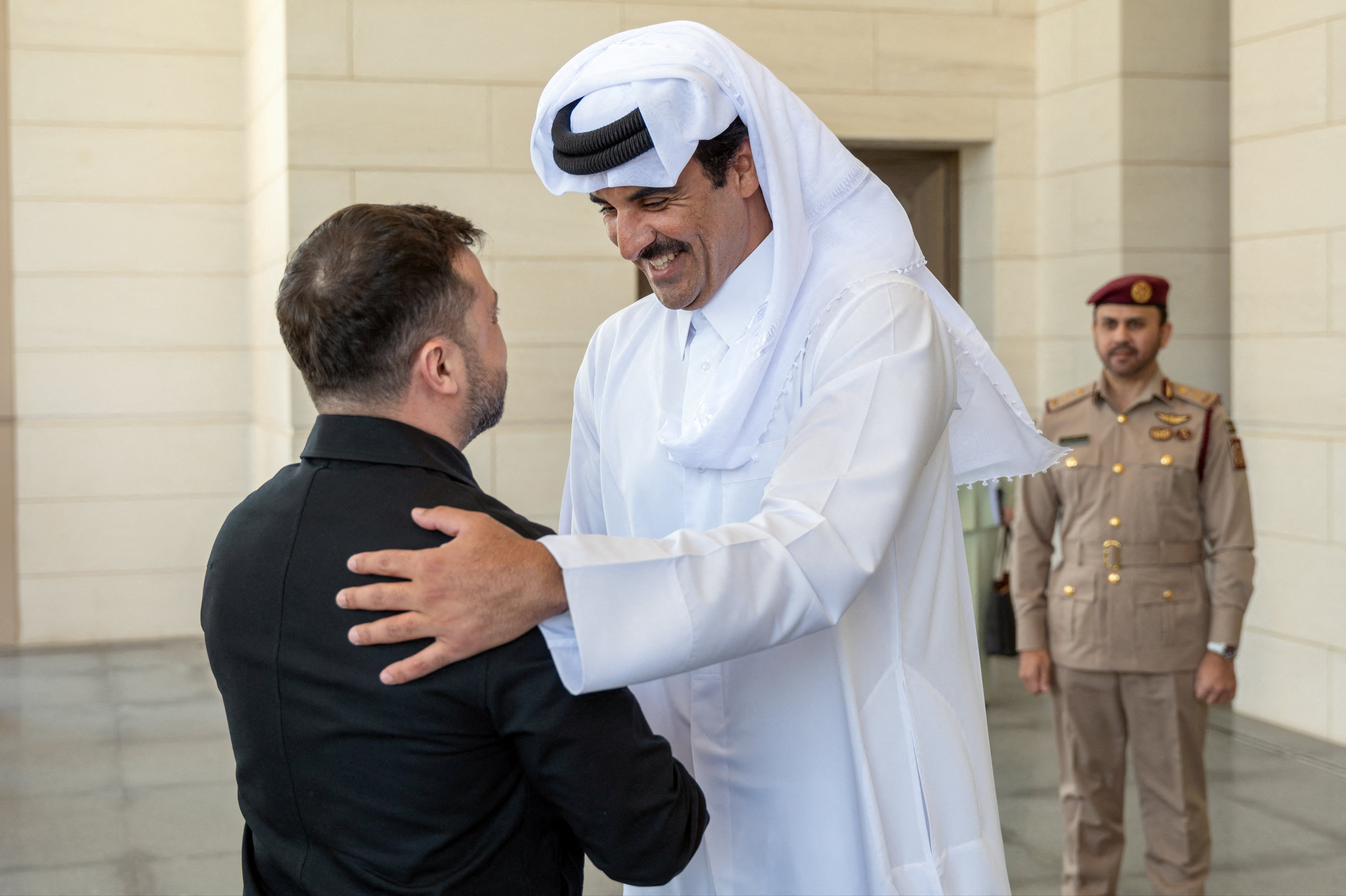 image Ukraine&#8217;s Zelenskiy agrees defence cooperation with UAE, Qatar during Gulf visit