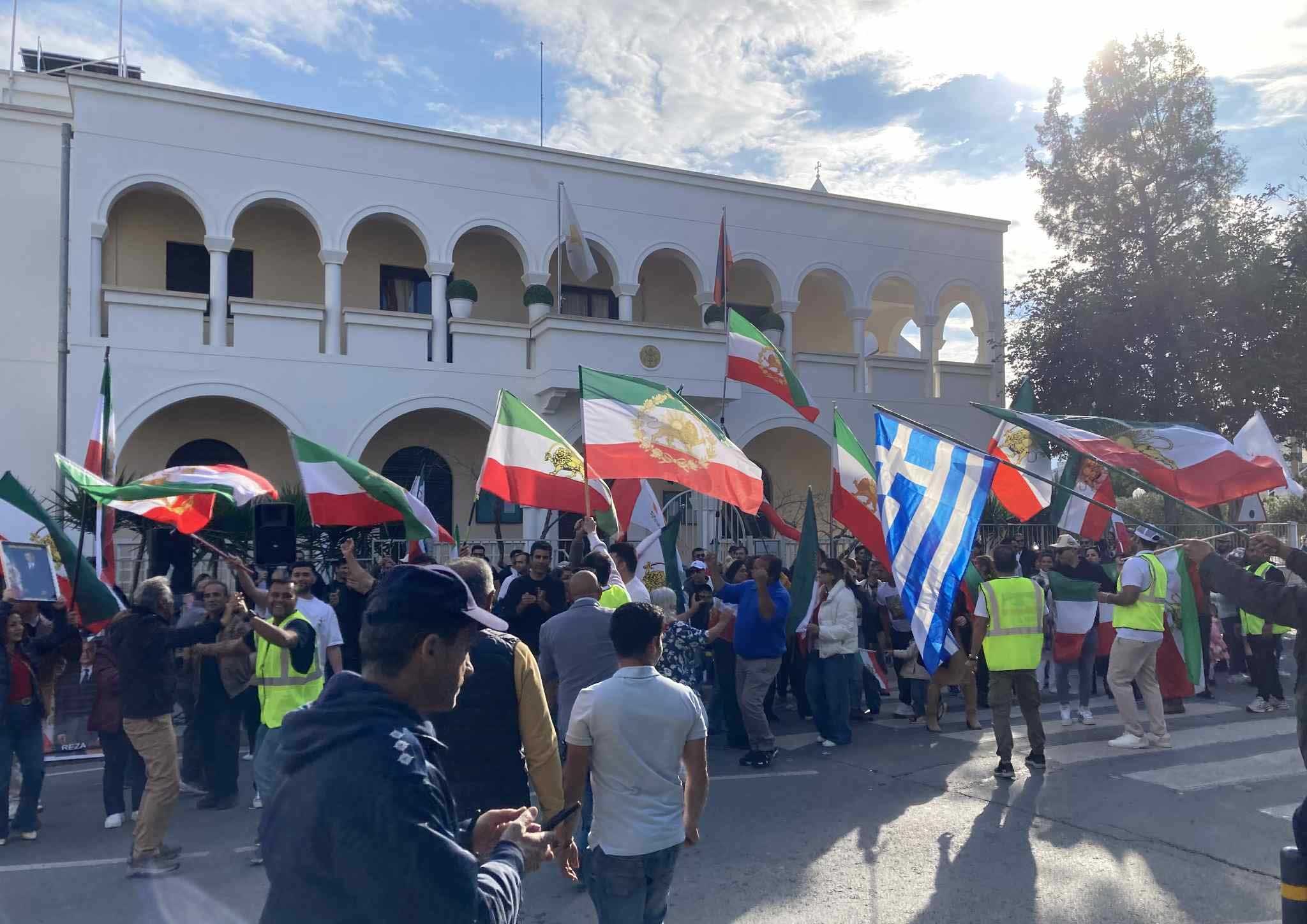 cover Iranians in Cyprus celebrate Khamenei’s death