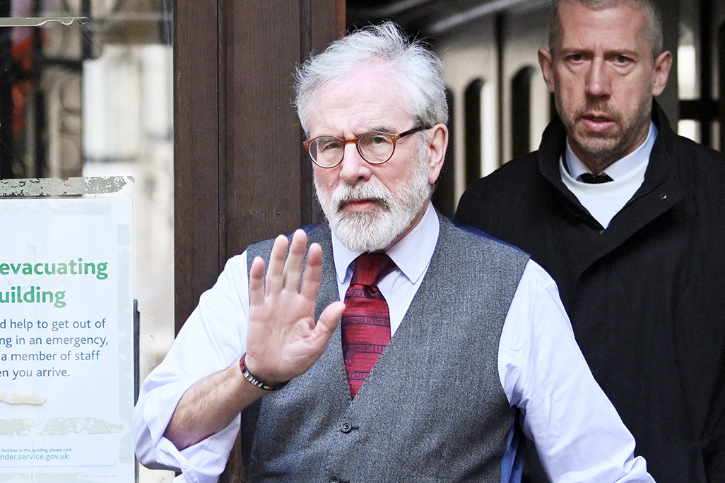 cover Gerry Adams tells UK court he was never in IRA in civil trial over bombings