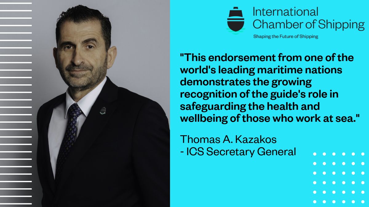 Cyprus endorses ICS medical guide for seafarers and fishers