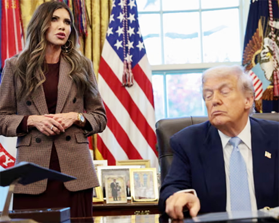 image Trump ousts Kristi Noem as Homeland Security chief