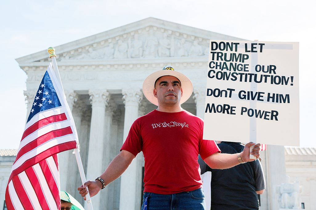 cover In historic first, Trump at Supreme Court for birthright citizenship arguments