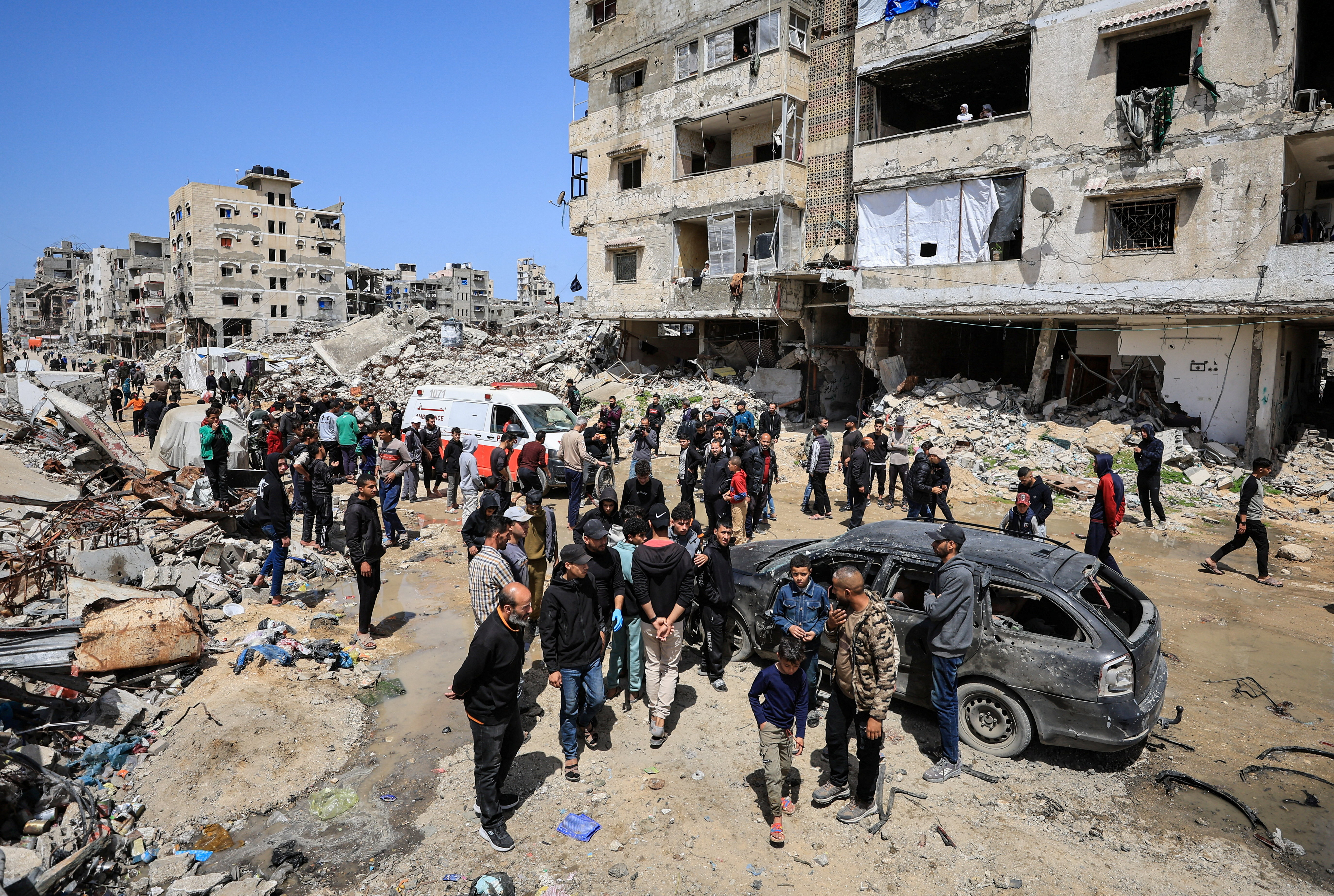 image Israeli airstrike kills at least ten near Gaza school as ceasefire strains