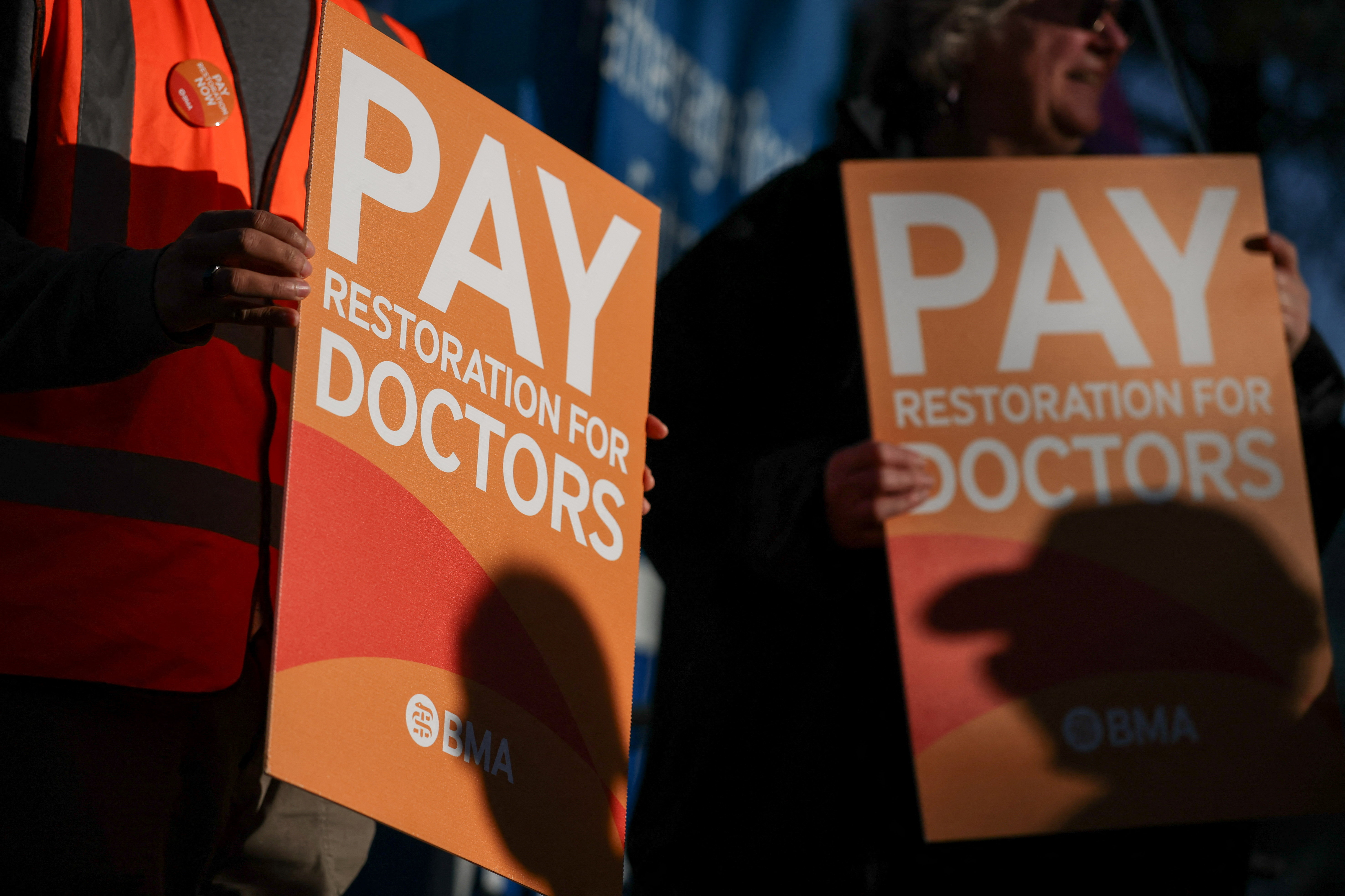 cover Doctors in England begin six-day strike after rejecting government&#8217;s pay, workforce deal