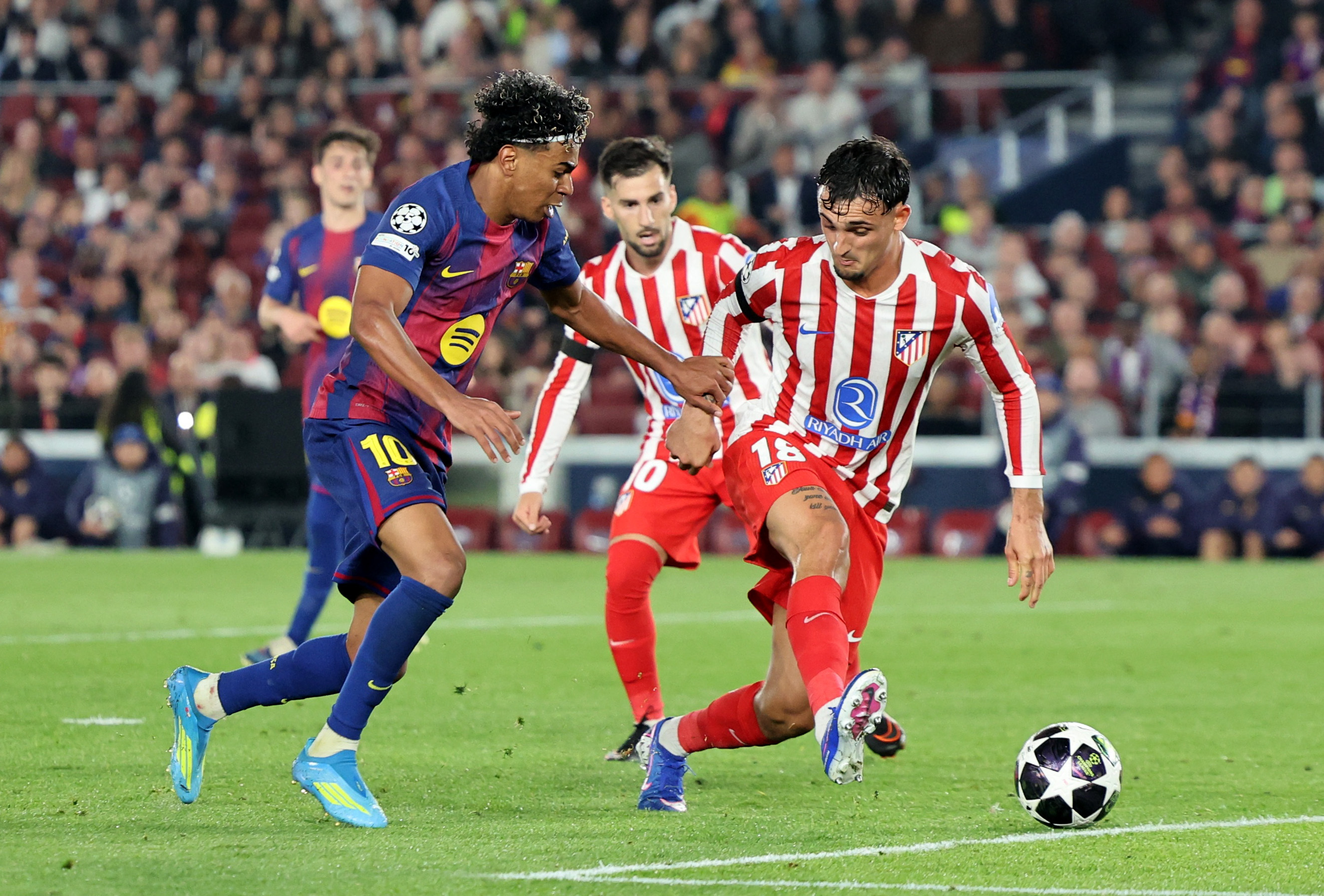 image Barcelona and Liverpool in trouble after clinical displays by Atletico and PSG
