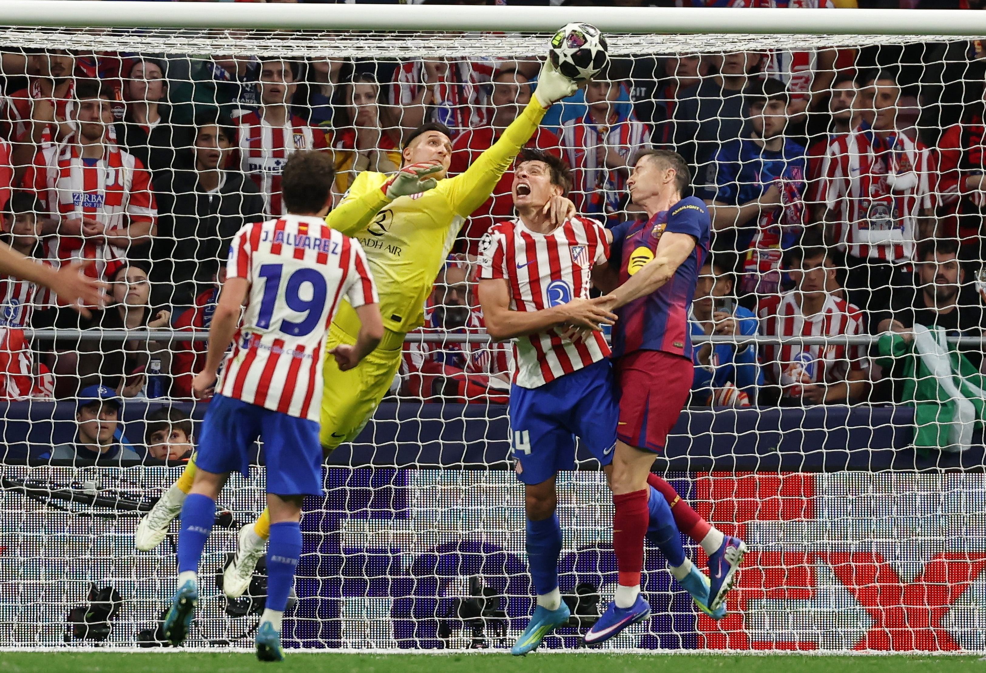 image Atletico survive Barca scare as PSG cruise into Champions League semis