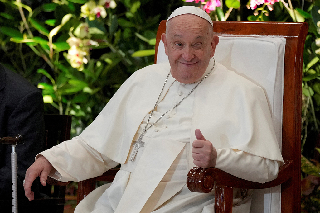 cover Pope offers thanks for &#8216;great gift&#8217; of Francis, one year on from his death