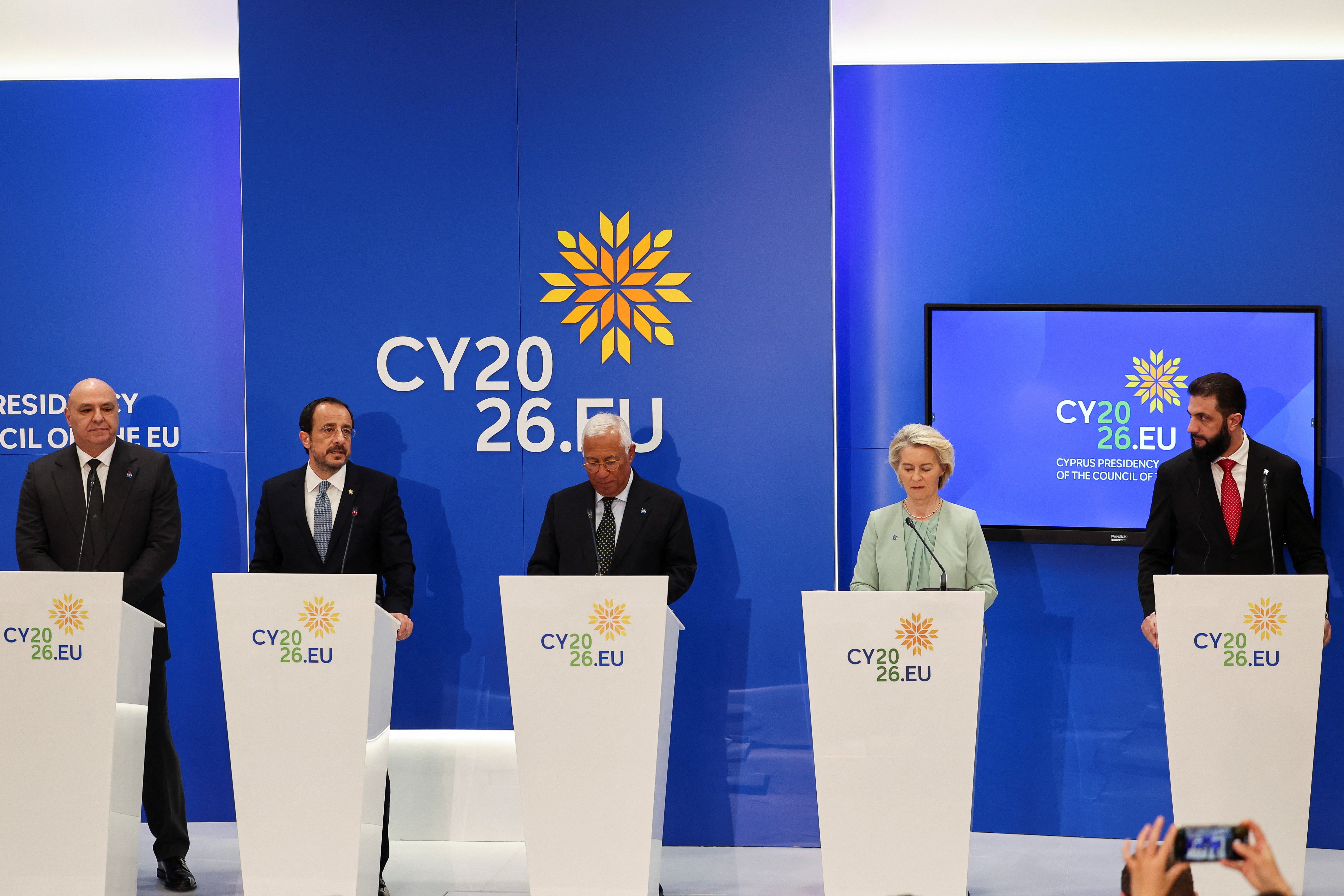 image EU leaders in Cyprus call for stronger defence, energy independence and regional engagement