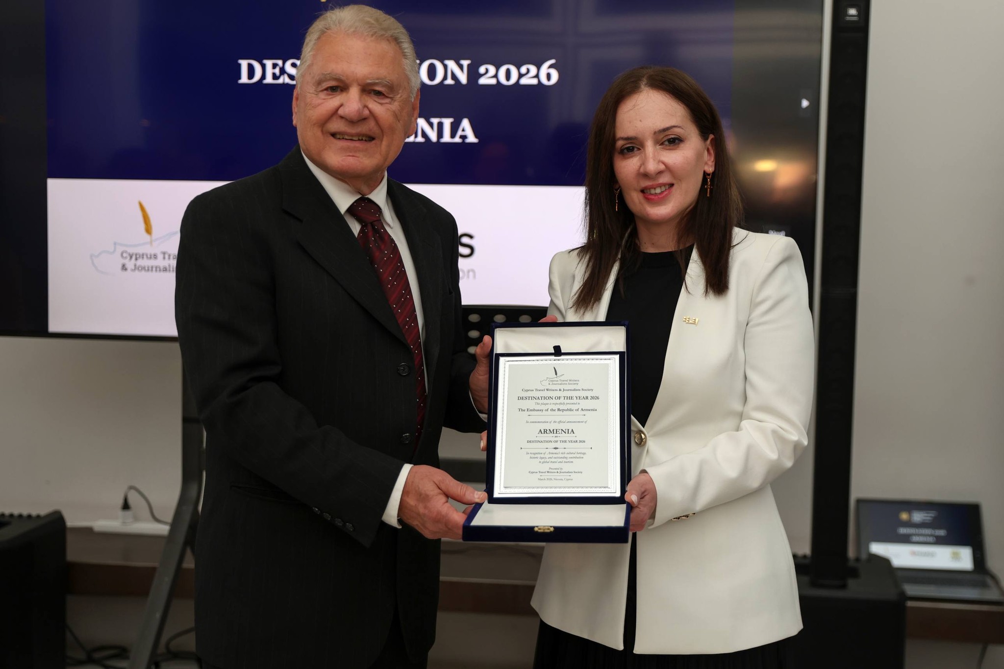 cover Armenia named Destination of the Year 2026 at Nicosia ceremony