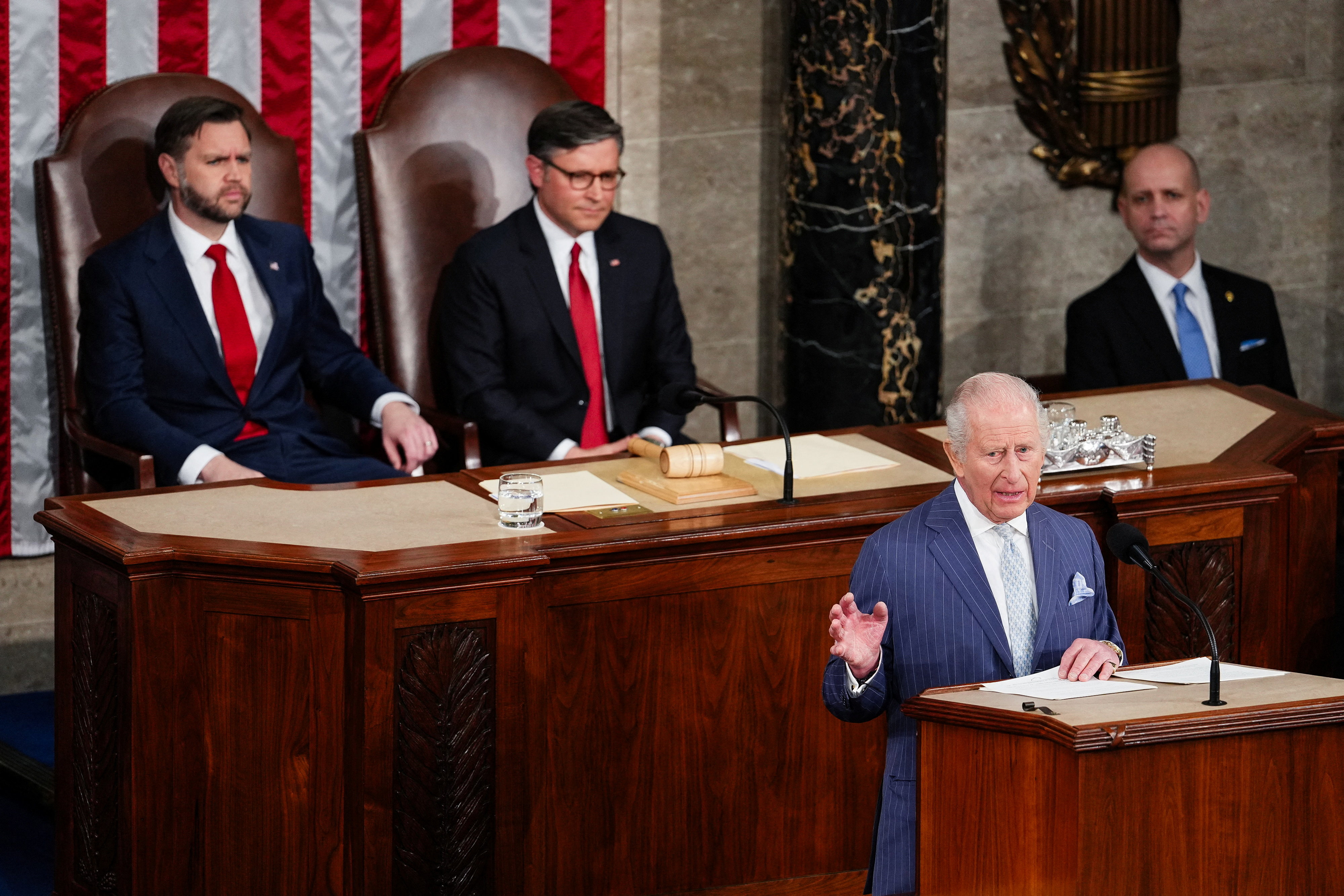 cover King Charles promotes US-UK unity in speech to Congress amid Iran tensions