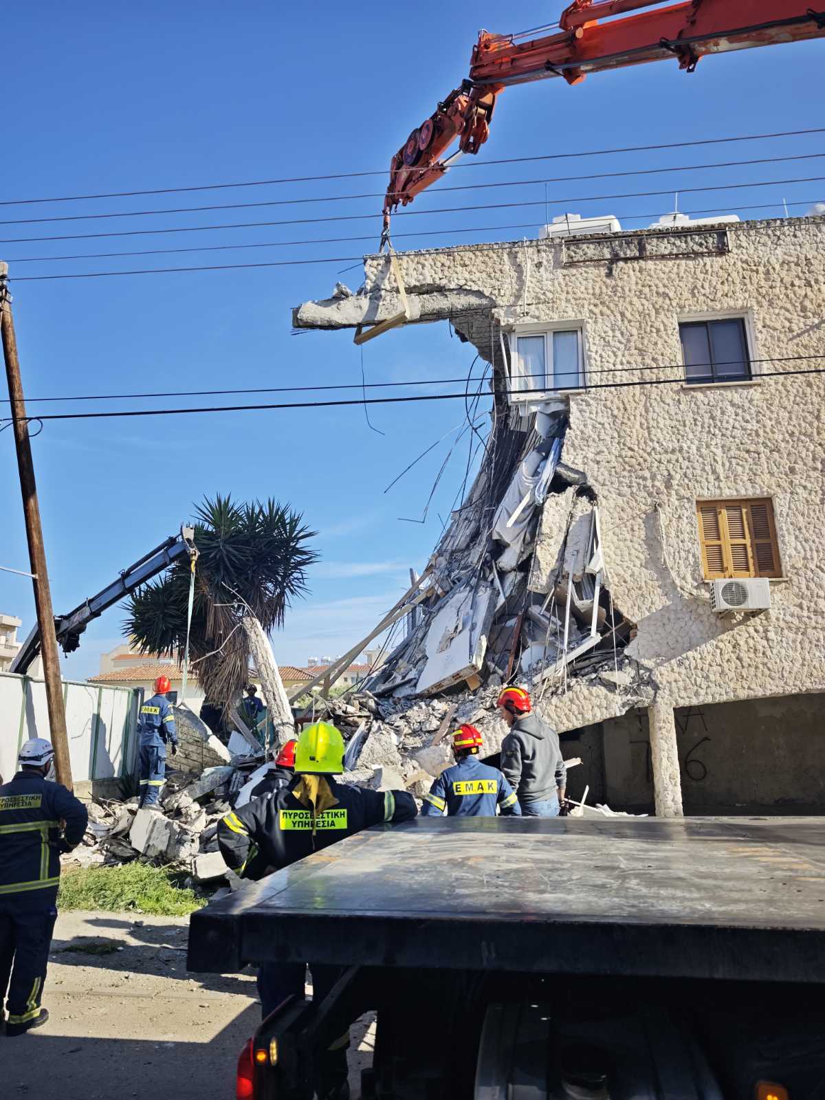 Limassol, EOA, building, collapsed building