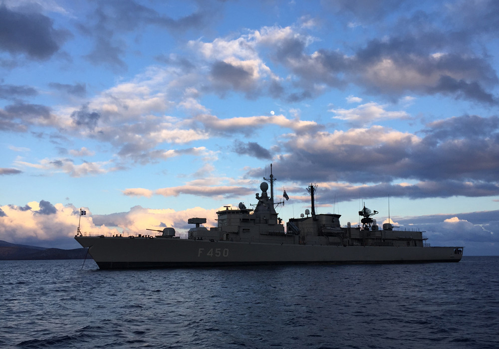 cover Greek frigate Elli departs for Cyprus