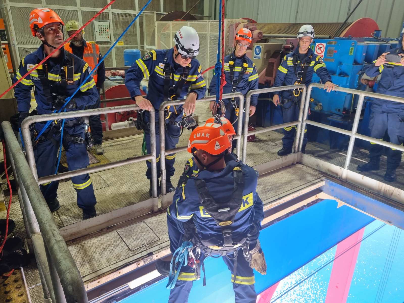 cover Limassol container terminal operator Eurogate leads large-scale rescue drill