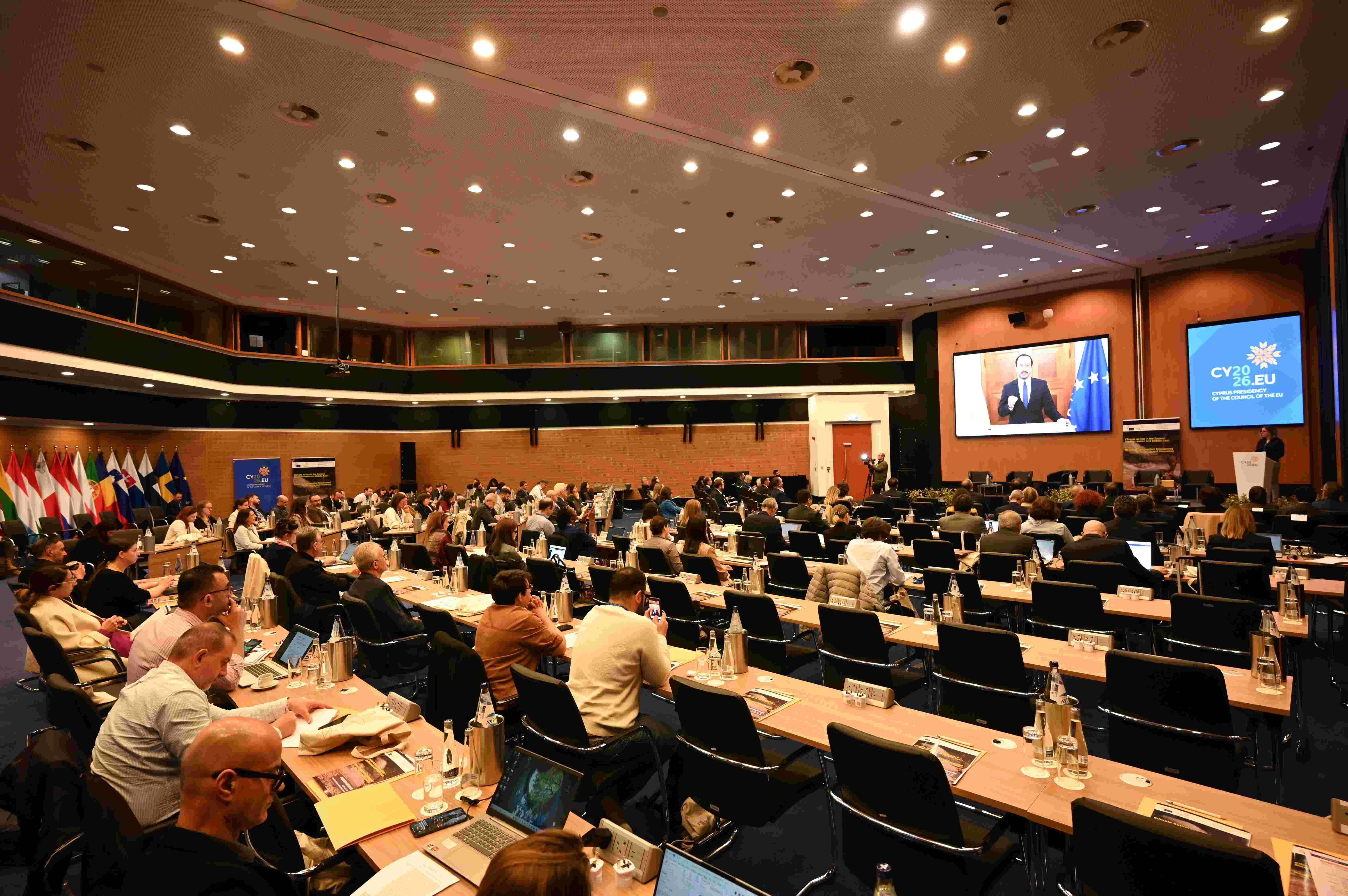 Cyprus calls for regional climate unity at international Nicosia summit