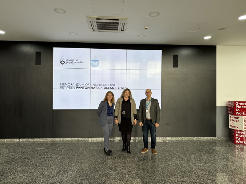image UCLan Cyprus, PANTON CHARA sign MoU