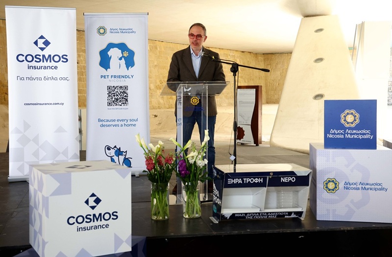 cover COSMOS Insurance, Nicosia Municipality create better world for stray animals