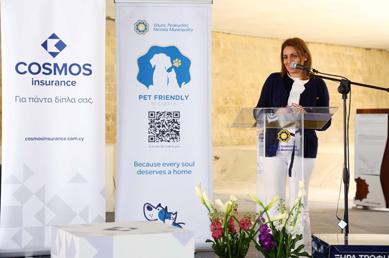 COSMOS Insurance, Nicosia Municipality create better world for stray animals