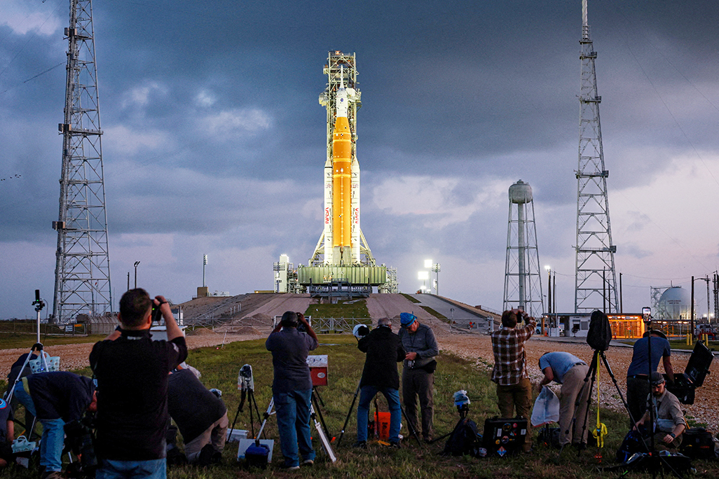 NASA counts down for first crewed lunar mission in half a century
