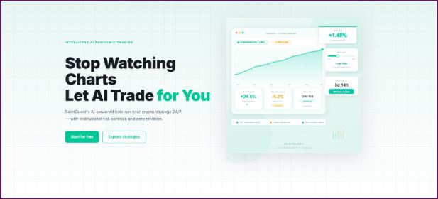 SaintQuant launches open-source Crypto trading bot CLI and ships major platform redesign