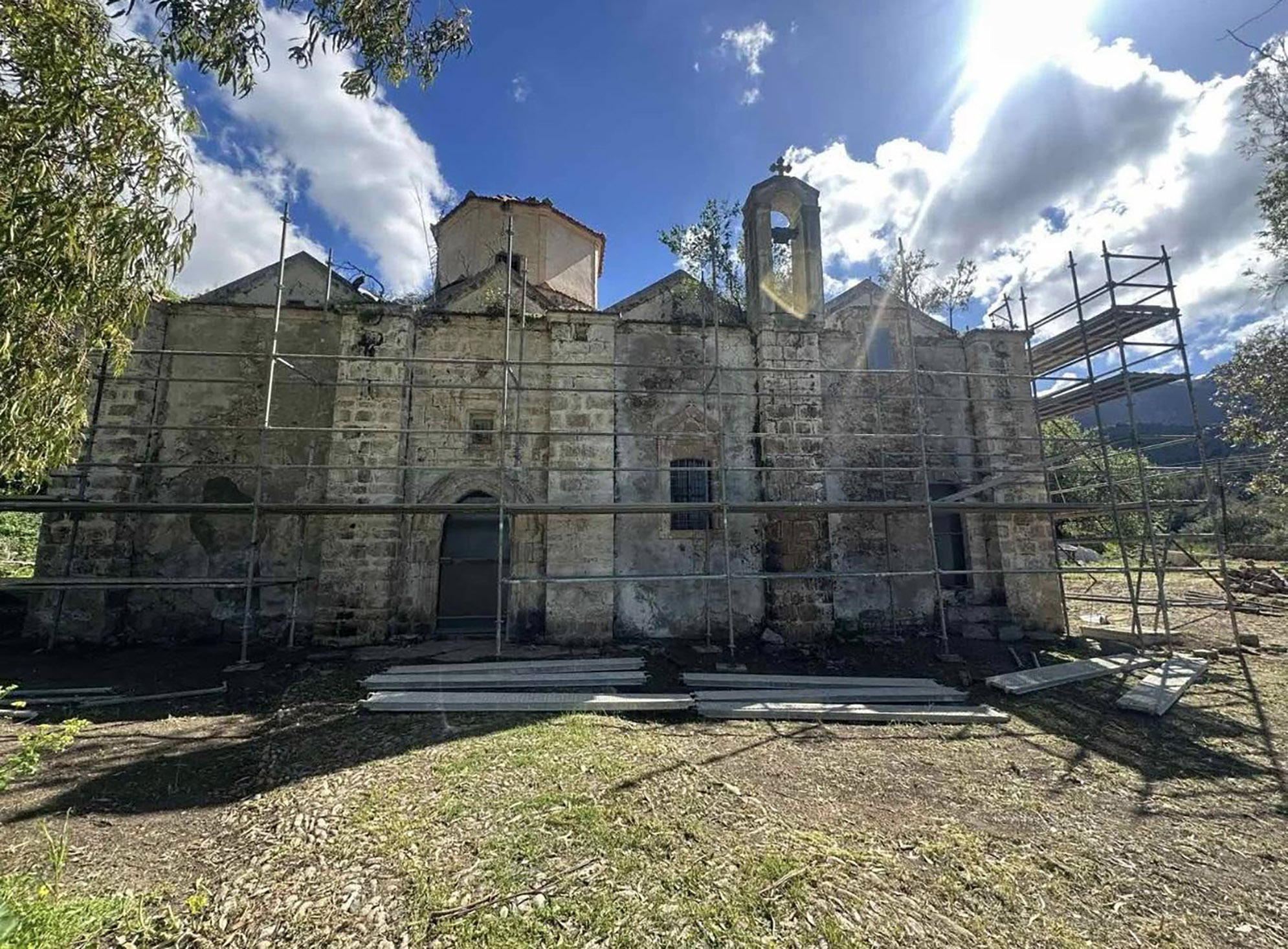 cover Maintenance work begins on Karavas church