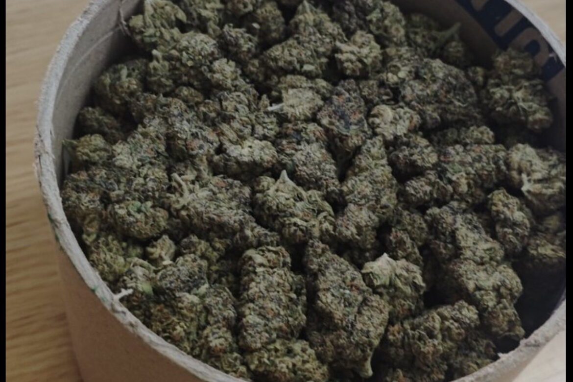 cover Man arrested with 400g parcel of cannabis