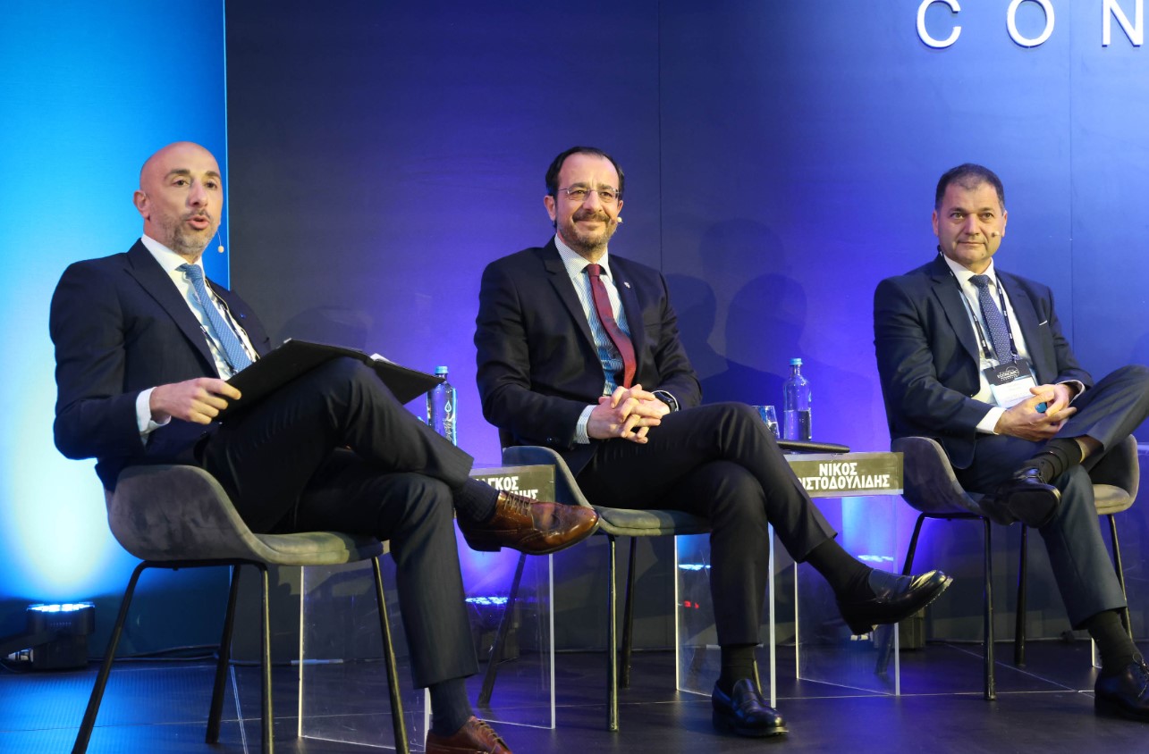 image Christodoulides eyes April deal with ENI and Total for 2027 gas production