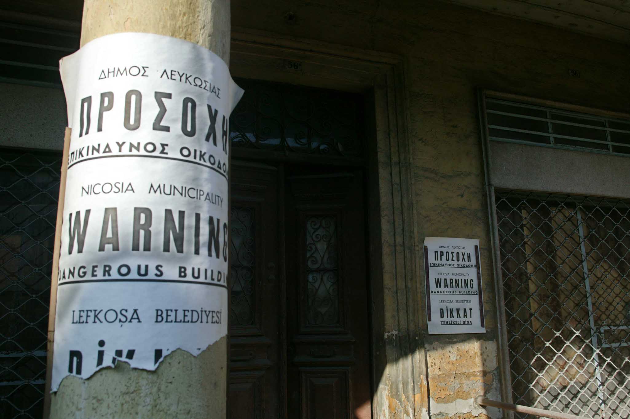 image 268 buildings in Nicosia declared dangerous