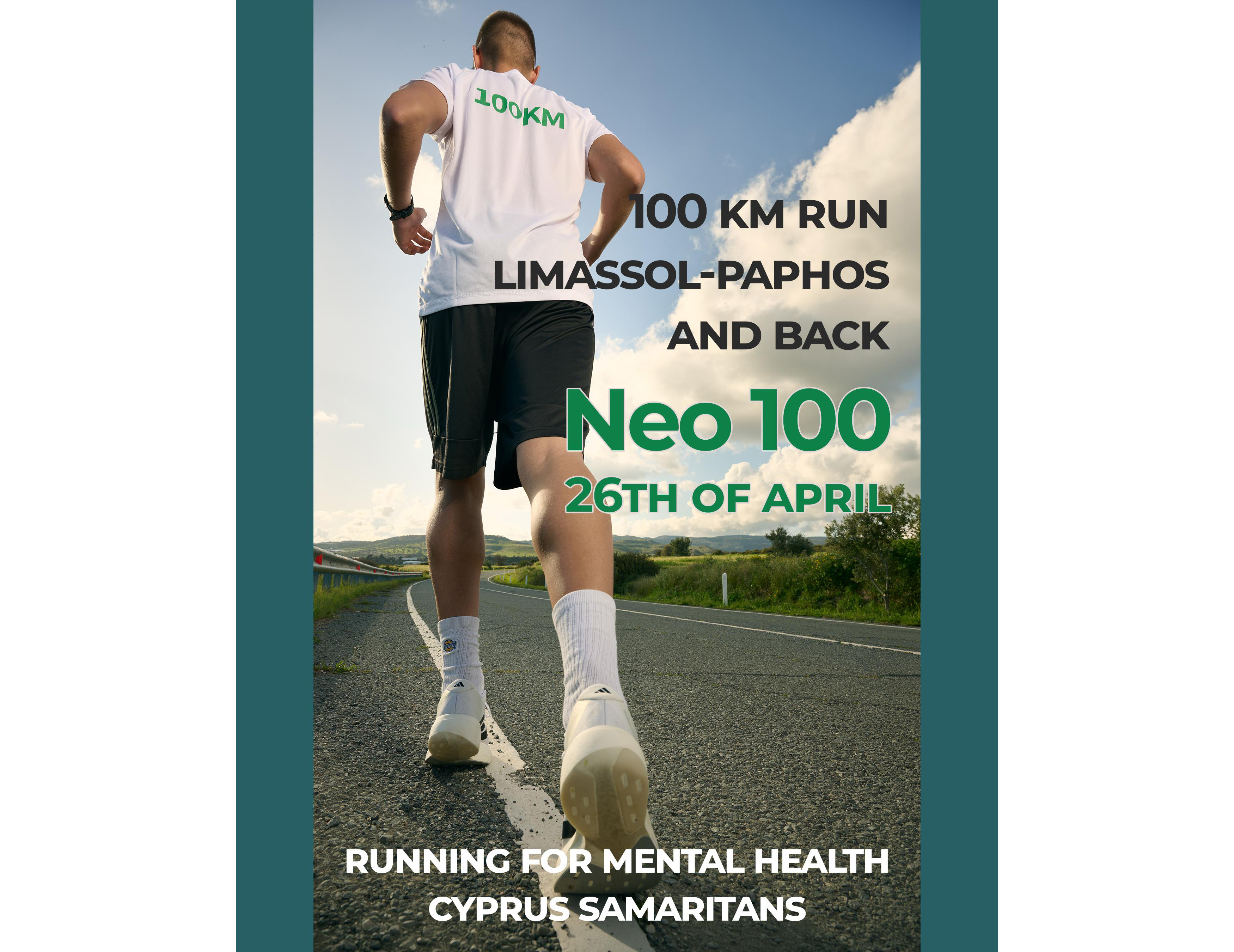 cover 19-year-old undertakes 100km solo run to raise mental health awareness