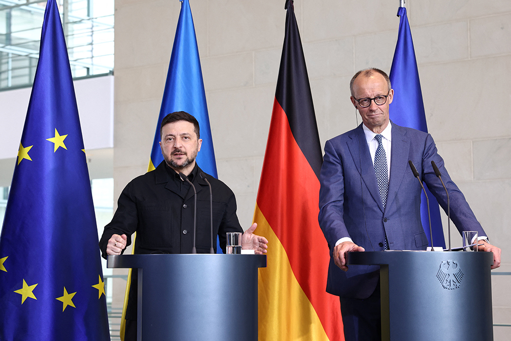 cover Merz suggests Ukraine may have to accept territorial loss to help pave way for EU membership