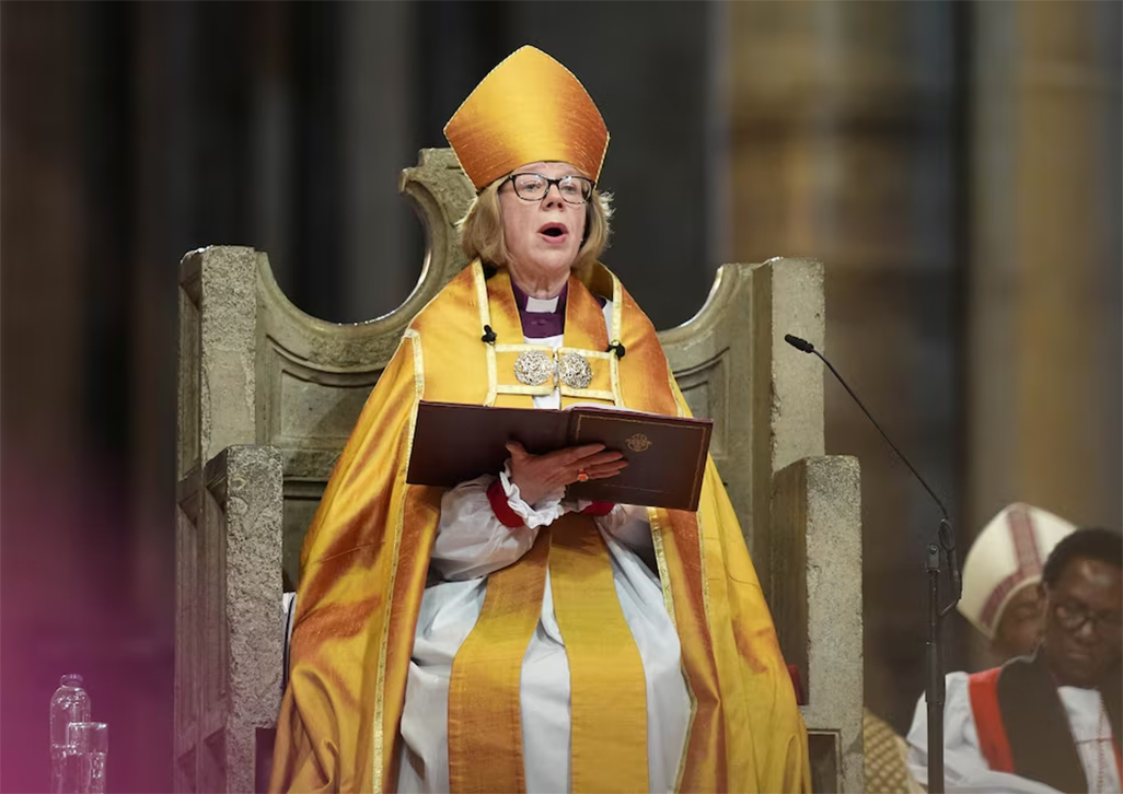 cover Pope and first female Archbishop of Canterbury meet and pray together