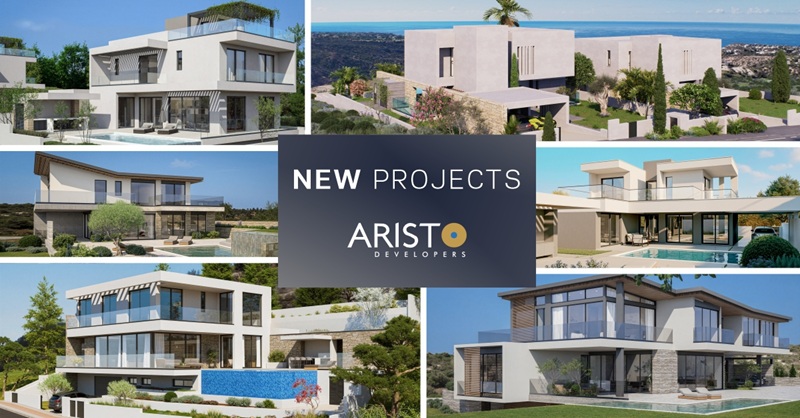 cover Aristo Developers: six new residential projects in Limassol, Venus Rock Golf Resort, Chloraka in Paphos