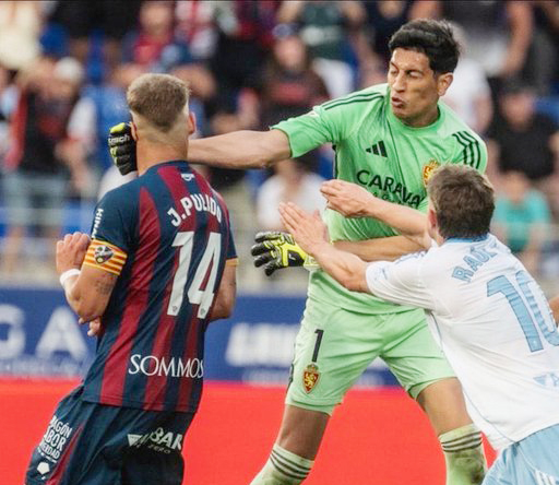 cover Zaragoza keeper Andrada handed 13-game ban after derby punch