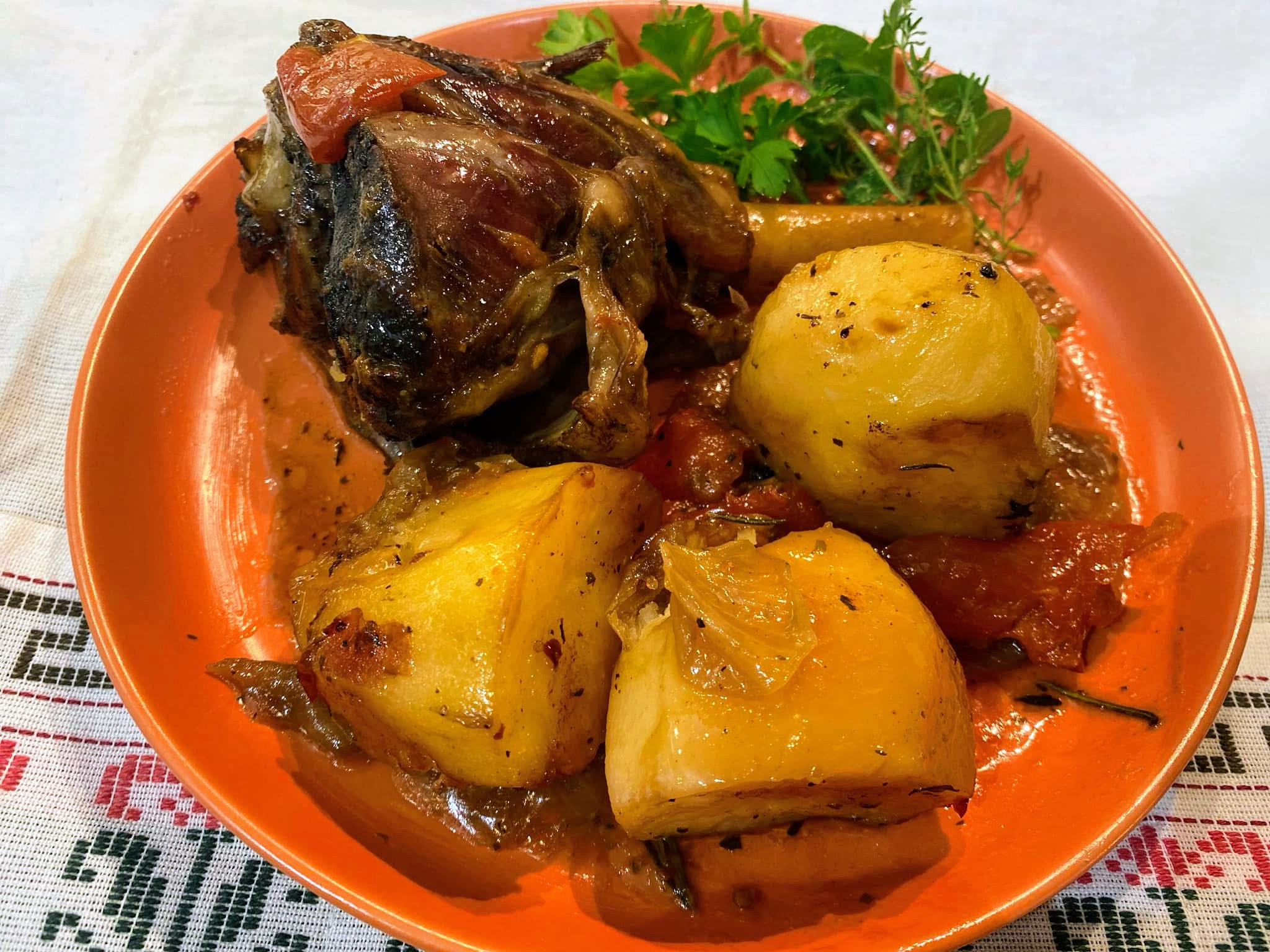 Cyprus Easter table all wrapped up