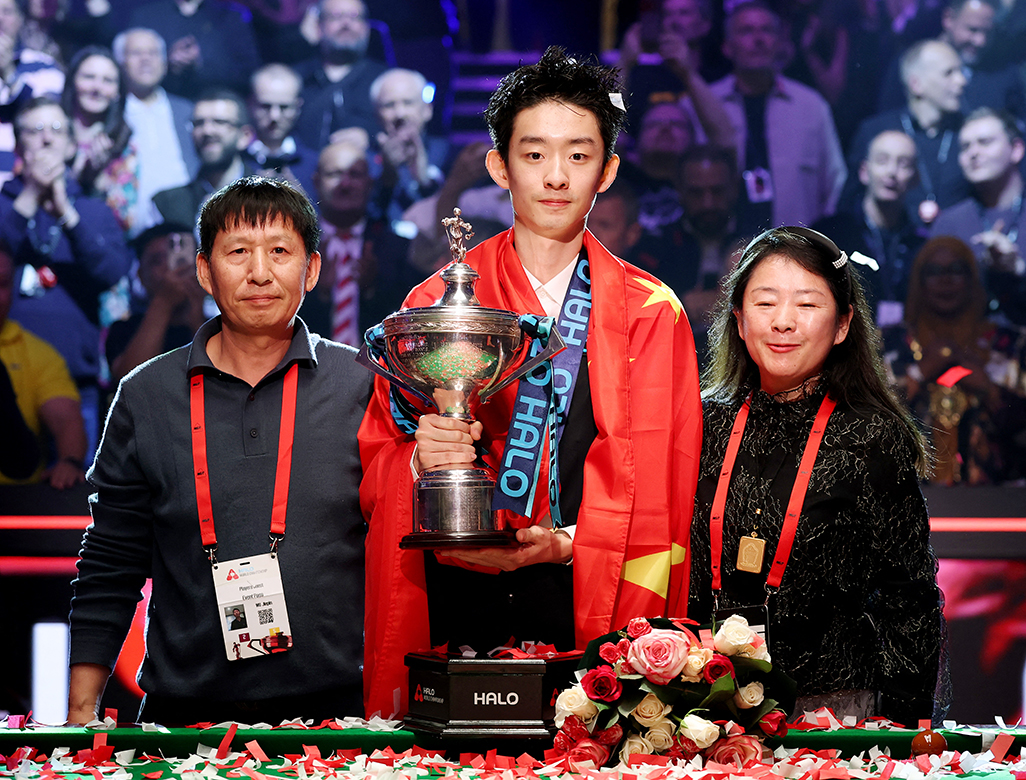 image Wu becomes second-youngest Crucible champion after epic 18-17 win