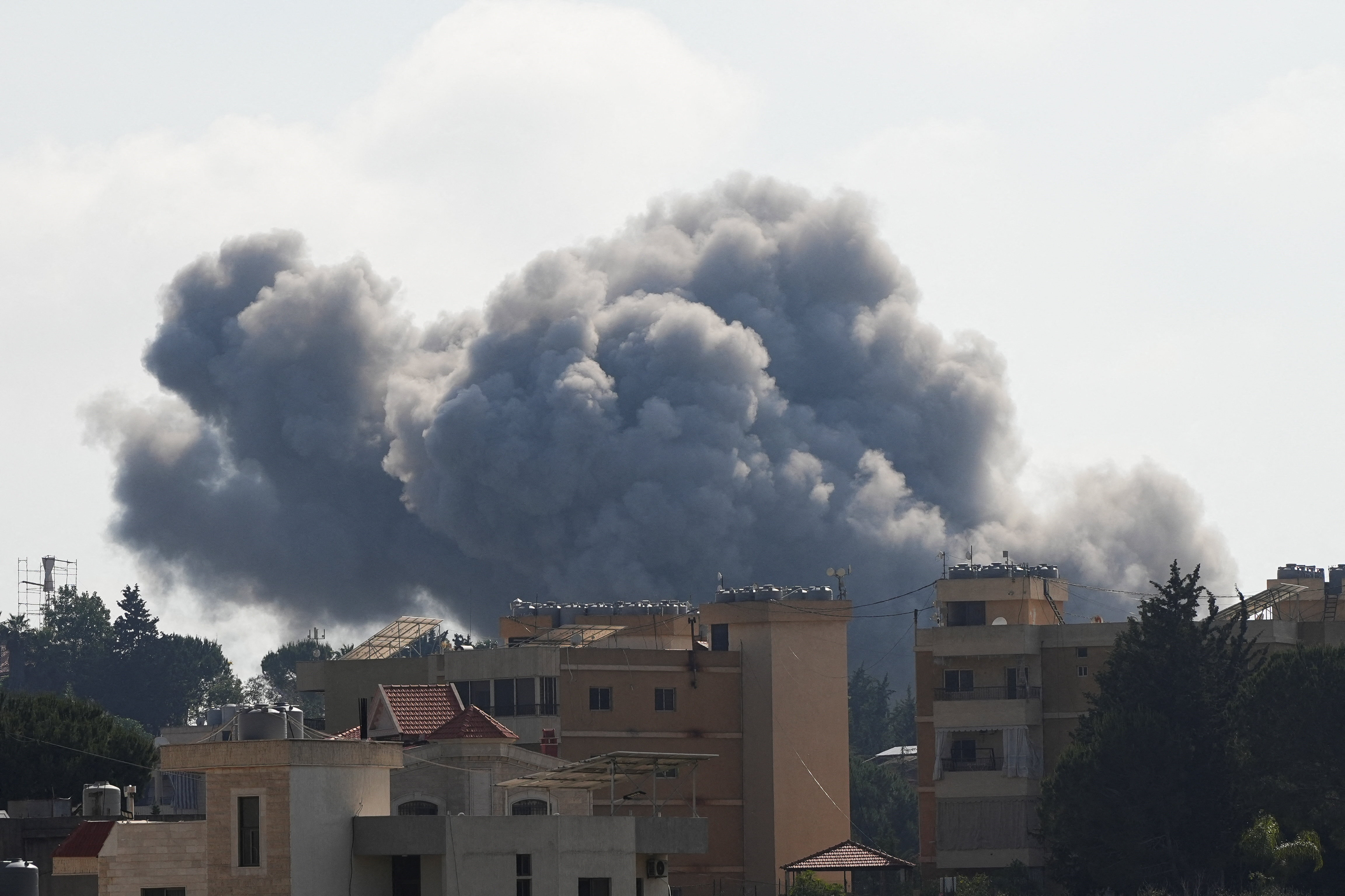 cover Israeli military says projectile from Lebanon falls in open area in Israel, no injuries
