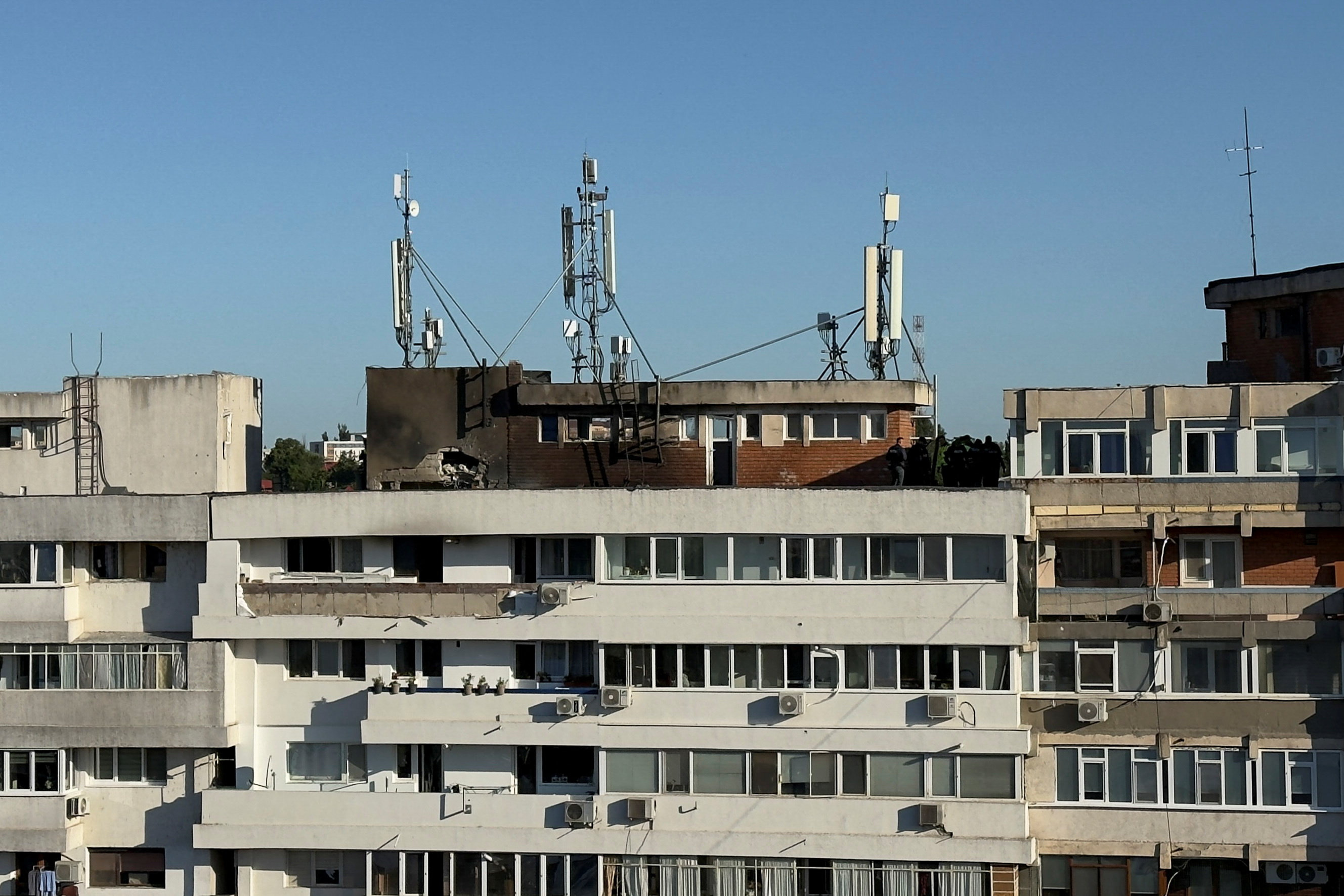 image War spillover fears grow after Russian drone hits Romanian residential building injuring two