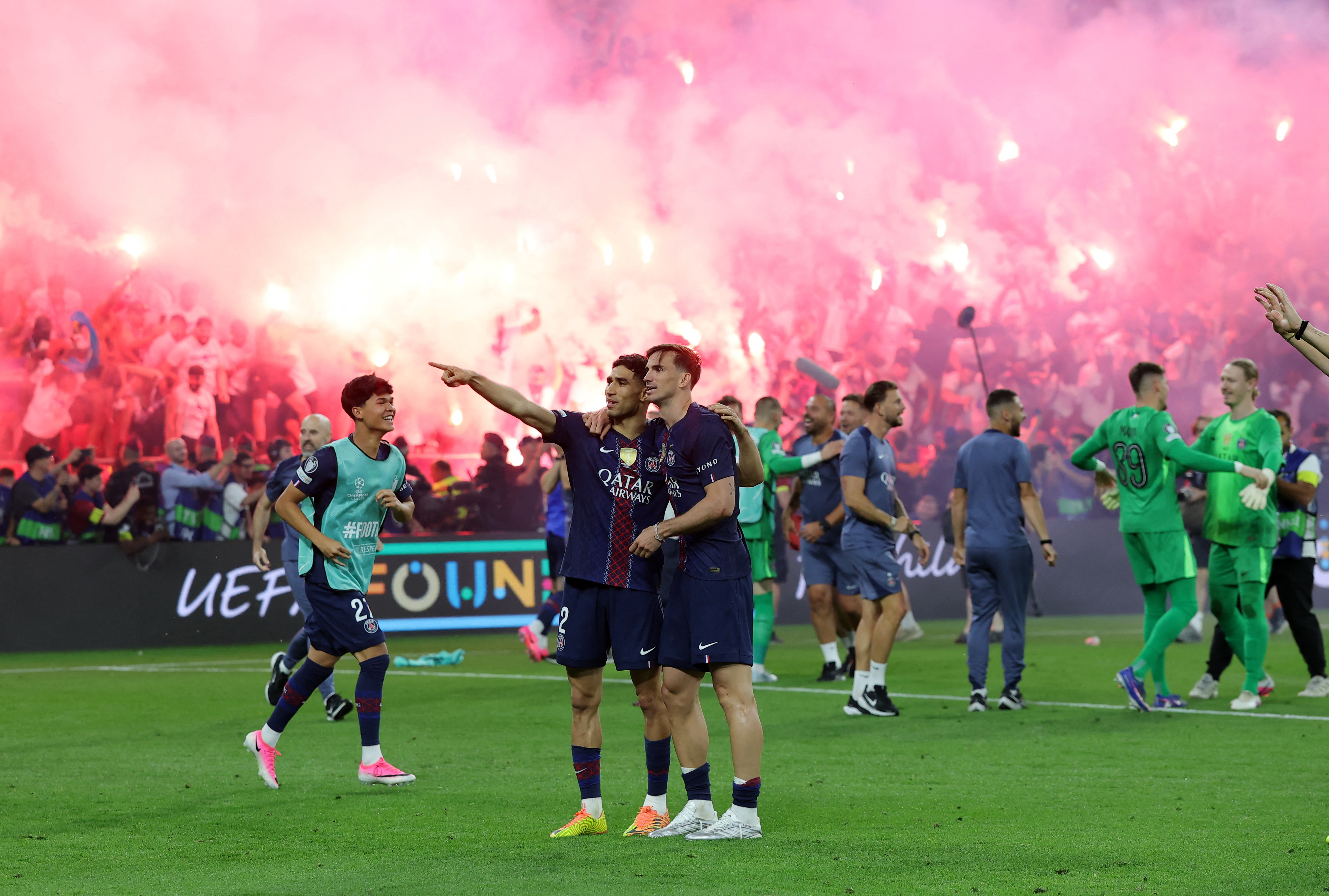 cover PSG retain Champions League title with shoot-out win over Arsenal